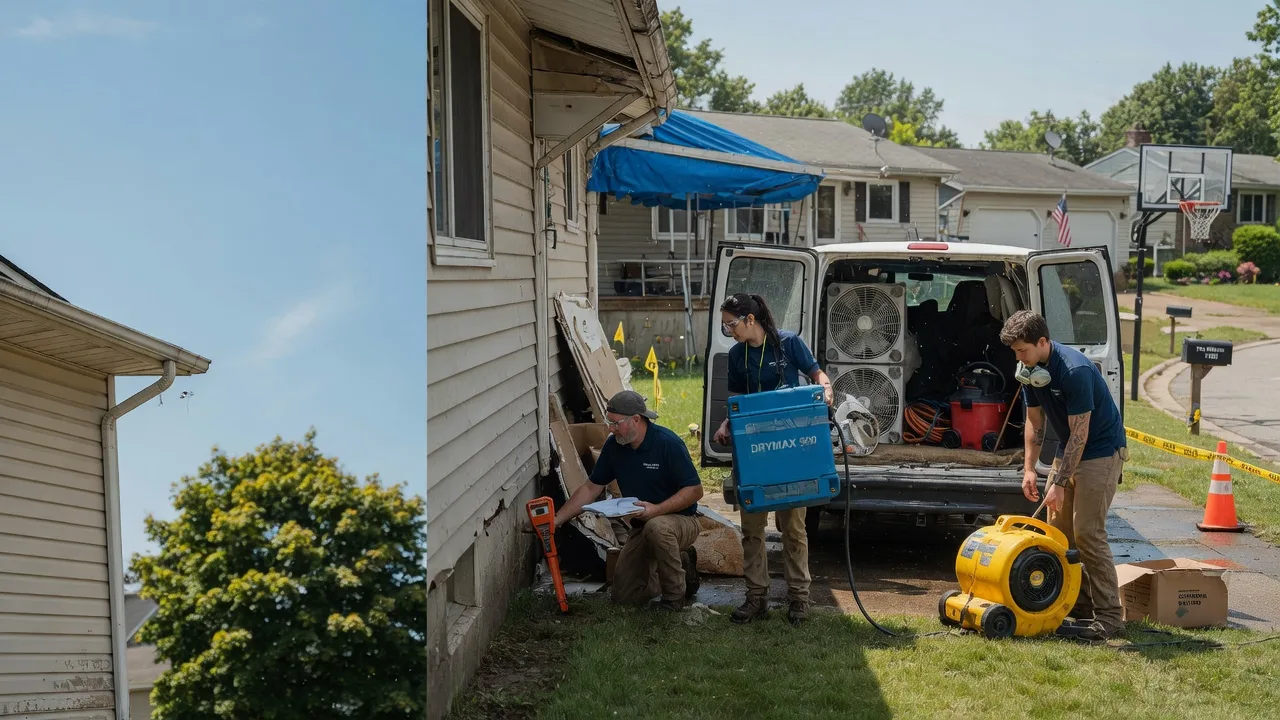 Ceiling Leak Cleanup in Conklin, NY near me